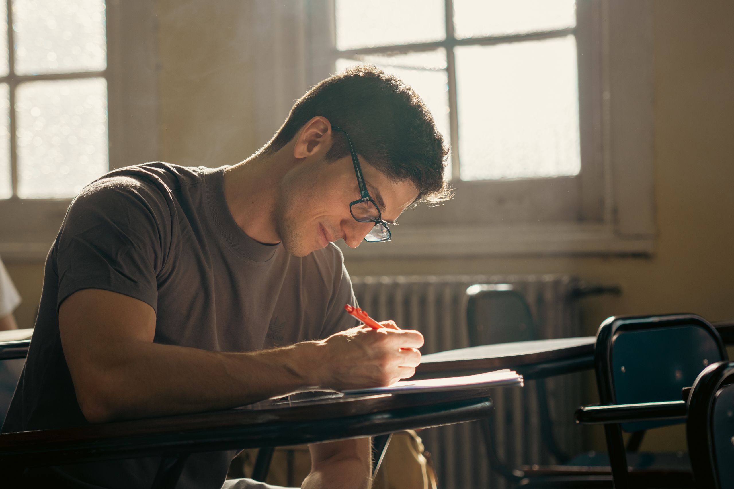 College student studying for an early childhood education degree